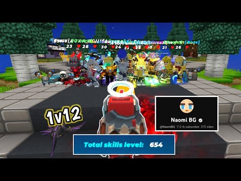 Naomi BG Vs 12 Subscribers In Bedwars Part 3!!! [Blockman Go]