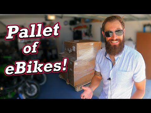 Receiving a Pallet of Fabulous eBikes