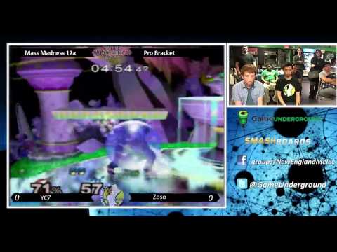Mass Madness 12a - Ycz6 vs Zoso SSBM Pro Bracket Winners Semis