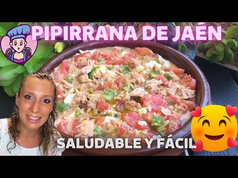 Pipirrana Auténtica de Jaén, Saludable y MUY Fácil