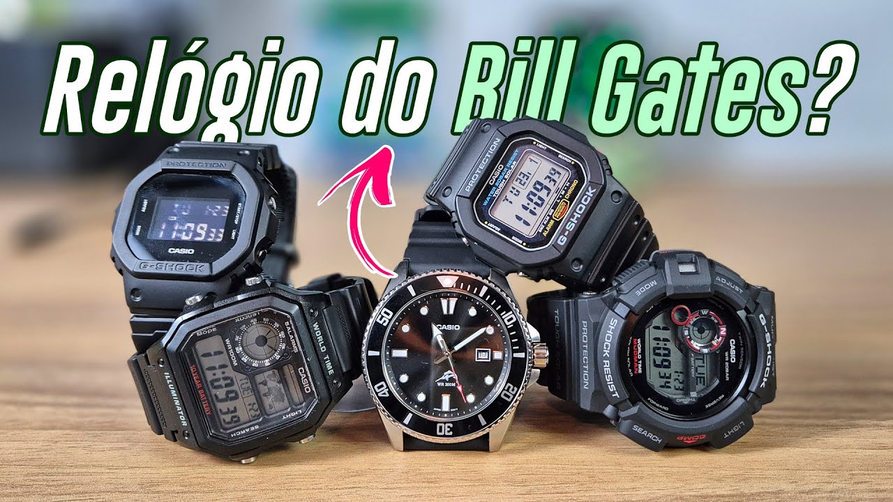 Usei relógios Casio famosões ⌚🤩 O que achei?