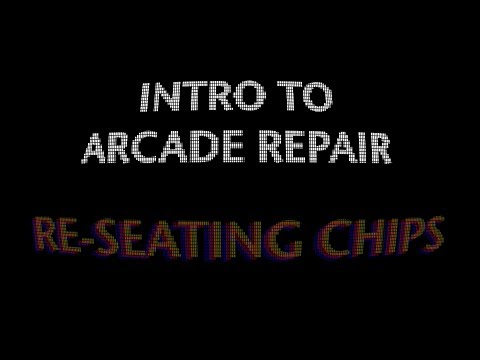 How to re-seat arcade PCB chips : Intro to Arcade Repair