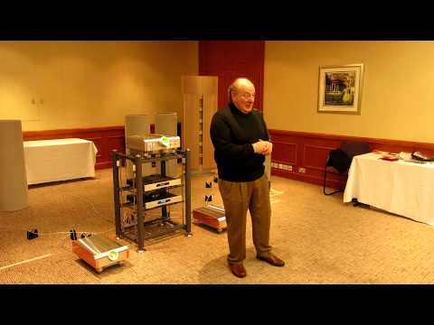 Dan D'Agostino disscusing his new preamplifier and amplifier