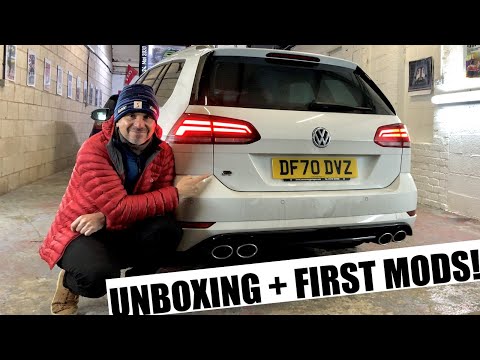 NEW VW GOLF R WAGON! Wheel Swap - VCDS tweaks - VW APP - Winter Prep