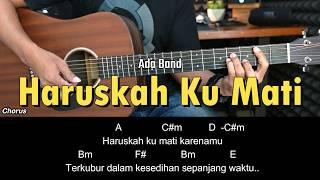 Download lagu Haruskah Ku Mati - Ada Band | Tutorial Chord Gitar Mudah dan Lirik mp3