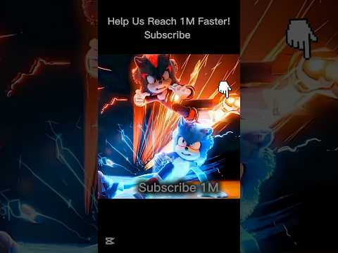 Sigma Clash ☠️🔥 | Sonic vs Shadow | Aura 999+#Sonic3 #Edit #AuraPower #Shorts #SonicVsShadow