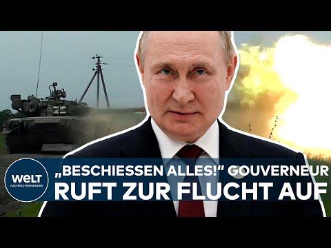 PUTINS KRIEG: "Beschießen alles!" Heftige Kämpfe - Gouverneur von Donezk ruft zur Flucht auf