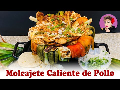Molcajete Caliente de Pollo receta Mexicana