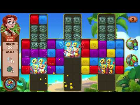 Lost Island Blast Adventure Level 2309 NO BOOSTERS - A S GAMING ✔️