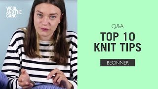 Top Ten Knitting Tips
