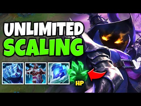 Veigar but I have Unlimited Health and AP Scaling (700 AP, 4000 HP)