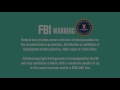 FBI Warning Screen GoAnimate Home Video Logo