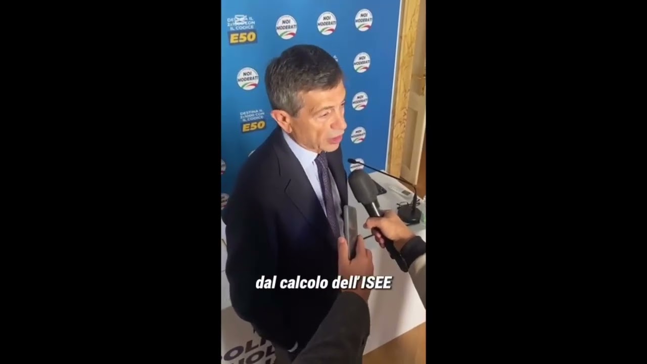 LUPI: "NOI MODERATI, CON LA LEGGE DI BILANCIO, PUNTA A SOSTENERE LE FAMIGLIE, I GIOVANI FRAGILI"