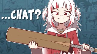 Gura wants to give chat a spanking! 【Gawr Gura animation】