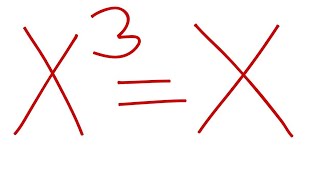 GERMANY 🇩🇪 CAN YOU SOLVE THIS CUBIC EQUATION X^3 = X ?