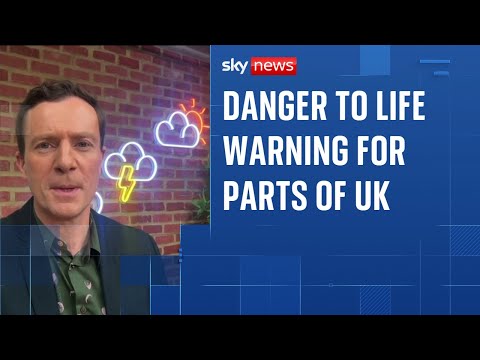 Weather warnings in place as a 'month's worth of rain' forecast to fall in 24 hours