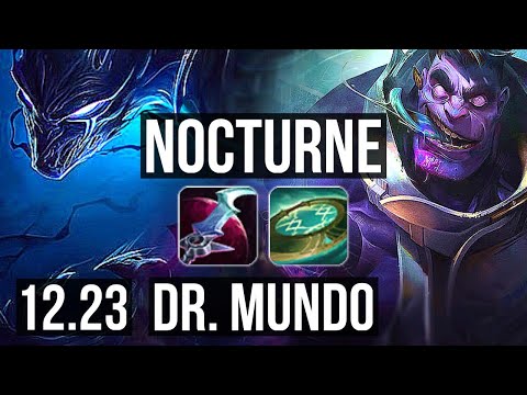 NOCTURNE vs MUNDO (JNG) | 7/0/2, Godlike | EUW Master | 12.23
