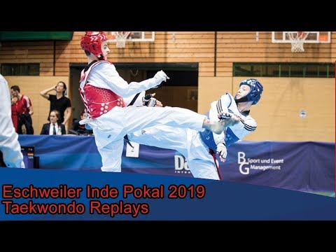 Taekwondo Eschweiler Inde Pokal 2019 Fight 322 Aleyna Gungor vs  Samirah Wijnhoven