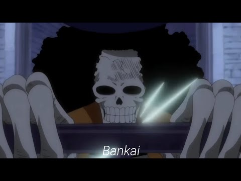 Brook uses bankai One Bleach 😂 #bankai #onepiece