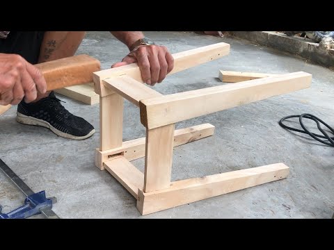 Amazing Woodworking Projects From Old Pallets // How To Build a Simple Pallet  Chair - DIY