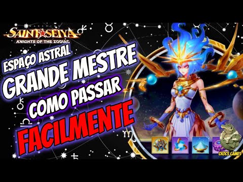 COMO PASSAR DO  ESPAÇO ASTRAL SOLO | MODO GRANDE MESTRE | GUIA | SAINT SEIYA AWAKENING.