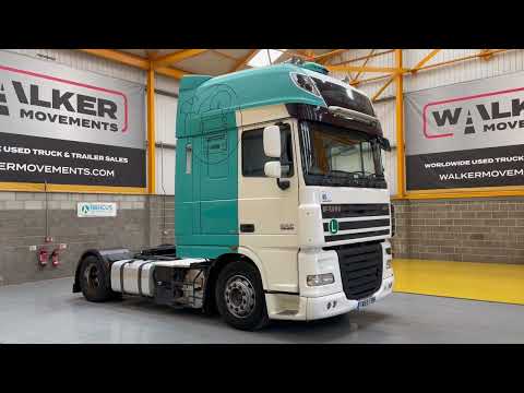 New In Stocklist For Sale: DAF XF105 460 Eu5 SUPER SPACE CAB LOW RIDE 4X2 TRACTOR UNIT–2009–TN59 FBN