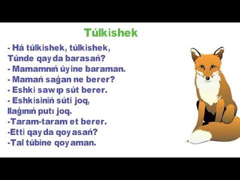 Tu'lkishek - Qaraqalpaq Balalar Qosıg'ı. by Gu'layım Bekbergenova