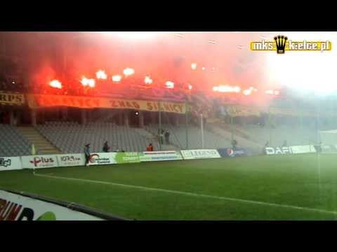 Korona II Kielce - KSZO Ostrowiec - oprawa "seKSZOp Ostrowiec" (16.11.2013 r.)