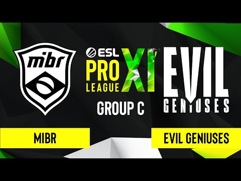 CS:GO - Evil Geniuses vs. MIBR [Dust2] Map 2 - ESL Pro League Season 11 - Group C