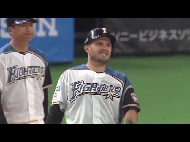 【5回裏】ファイターズ・レアードのタイムリーで1点差に詰め寄る!! 2017/3/25 F-S