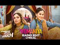 Womaniya Radio Edit Saand Ki Aankh Bhumi P Taapsee P Vishal Mishra Ft Vishal Dadlani Lyrical
