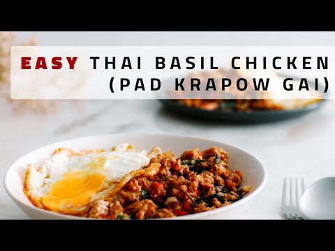 How to Make Spicy Thai Basil Chicken | PAD KRAPOW GAI RECIPE