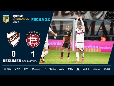 #TorneoBinance 2023 | Fecha 22 | resumen de Platense - Lanús