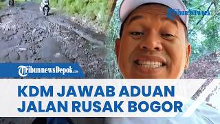 KDM Jawab Aduan Warga soal Jalan Rusak Parah di Nanggung Bogor: Sudah dalam Proses Lelang
