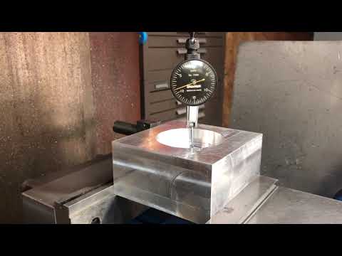How to Indicate a Bore with a Test Indicator on a Manual Mill