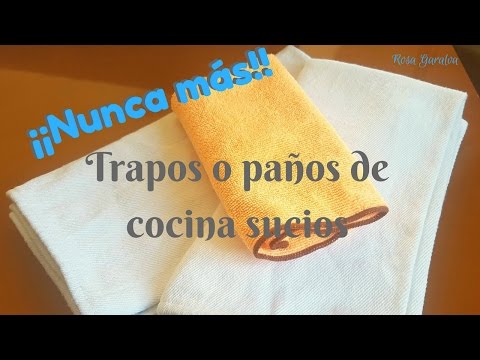 Cómo Limpiar Tus Paños De Cocina