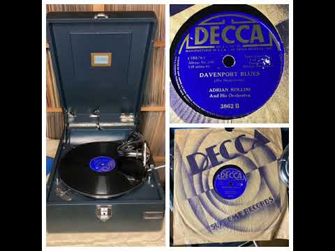 Adrian Rollini and his Orchestra: Davenport Blues, 1934 (Decca 3862 b)