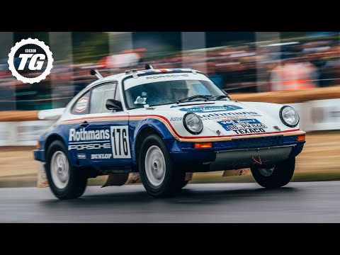 Thumbnail for Hillclimbing a priceless Porsche 953 Paris-Dakar in the wet | Top Gear by Porsche 953