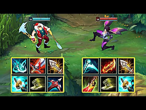 DRAVEN vs KAISA FULL BUILD FIGHTS