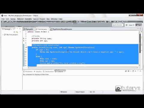 How to create custom exceptions in Java