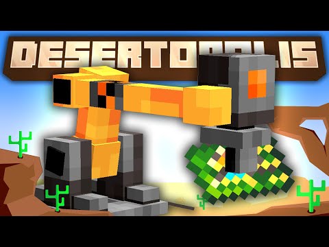 Insane Robot Arm Creation in Minecraft Desertopolis!