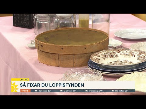 Bästa loppisfynden: ”Skyddar maten från flugorna” - Nyhetsmorgon (TV4)