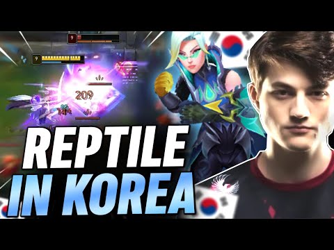 Rank 1 Vayne EUW Visits Korea Masters..| Reptile