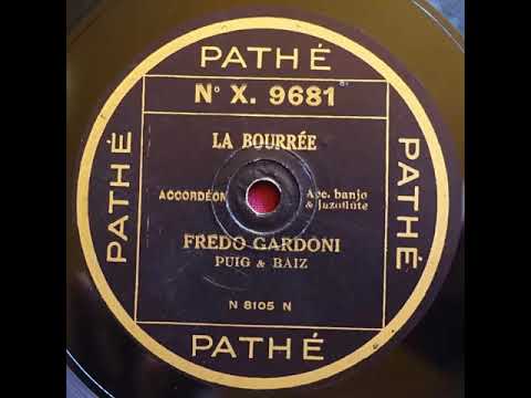 Pathé X 9681 Fredo Gardoni  La bourrée 1931
