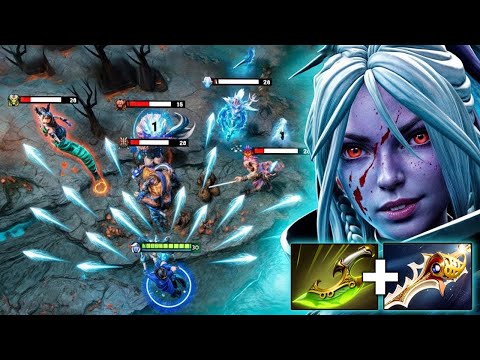 Mega Creep Comeback Drow Ranger 🔥32Kills Swift Blink + Divine Hard Carry in 7.40b Dota 2