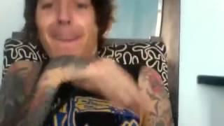 Oli Sykes (bring me the horizon) on drugs dancing to Limp Bizkit