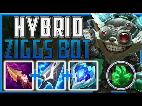 Bringing Ziggs back to the bot lane with this SPICY Hybrid style build!! - Spicy Ziggs | Season 14