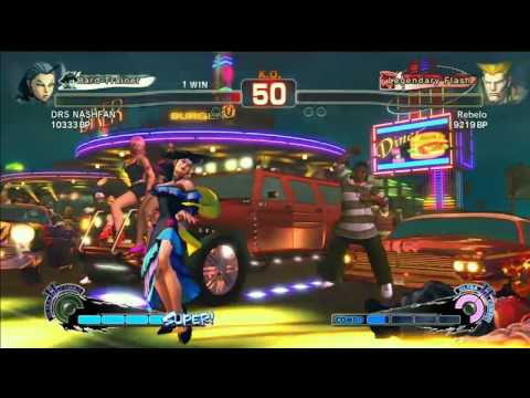 SSF4: DRS NASHFAN (Rose) VS Rebelo (Guile) - Endless Battle