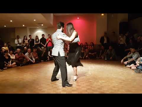 Haris Mihail & Natasha Lewinger _ Démo 1/4  ❤ @ Milonga El Garron Burn the dancefloor  _  Paris