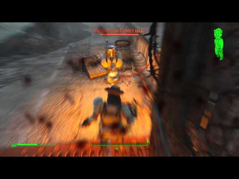 Fallout 4 - Destroying gunner outpost melee only